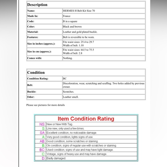 Hermes Black Belt with Gold Buckle - Picture 11 of 11